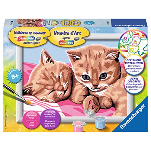 Ravensburger 280575 Katzen Malen nach Zahlen, 108+ mnd Ravensburger 280575 Katzen Malen nach Zahlen, 108+ mnd von Ravensburger