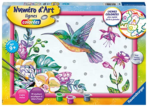Ravensburger Art-Nummer – groß – Kolibri und exotische Blumen – Kreatives Hobby – Malen – Konzentration – Kinder ab 7 Jahren – 20098, 4005556200986 Ravensburger Art-Nummer – groß – Kolibri und exotische Blumen – Kreatives Hobby – Malen – Konzentration – Kinder ab 7 Jahren – 20098, 4005556200986 von Ravensburger