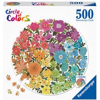 Ravensburger Circle of Colors Flowers Puzzle, 500 Teile von Ravensburger