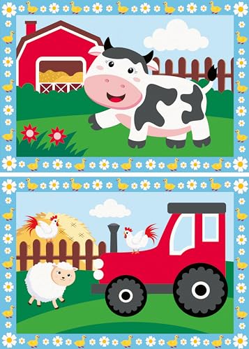 Ravensburger CreArt 23947 - Auf dem Bauernhof - Malen nach Zahlen für Kinder ab 7 Jahre, Ostergeschenke Kinder 5 Jahre, Kleines Geschenk zu Ostern von Ravensburger