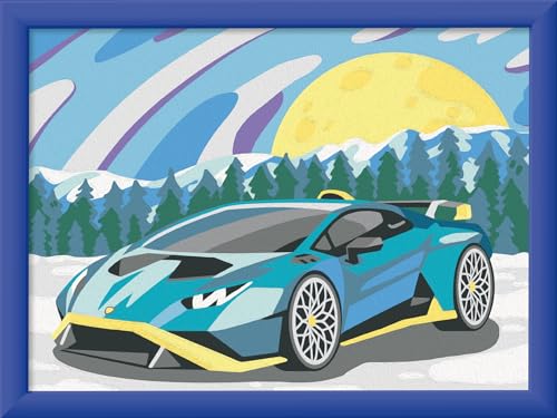 Ravensburger CreArt 23959 - Blauer Lamborghini - Malen nach Zahlen Auto für Kinder ab 9 Jahre, Ostergeschenke Kinder 9 Jahre, Kleines Geschenk zu Ostern Ravensburger CreArt 23959 - Blauer Lamborghini - Malen nach Zahlen Auto für Kinder ab 9 Jahre, Ostergeschenke Kinder 9 Jahre, Kleines Geschenk zu Ostern von Ravensburger