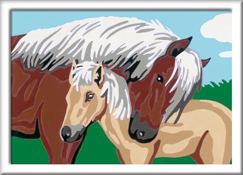 Ravensburger CreArt 28469 - Liebvolle Stute - Malen nach Zahlen Pferd für Kinder ab 7 Jahre, Malset mit Rahmen, Pinsel und Acrylfarben, Geschenk für Mädchen und Jungen Ravensburger CreArt 28469 - Liebvolle Stute - Malen nach Zahlen Pferd für Kinder ab 7 Jahre, Malset mit Rahmen, Pinsel und Acrylfarben, Geschenk für Mädchen und Jungen von Ravensburger