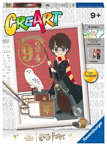 Ravensburger - CreArt Serie D, Harry Potter Abfahrt für Hogwarts, Malen nach Zahlen, Malset für Kinder, Rahmen inklusive, Lernspiel, Geschenkidee für Kinder 9+ Jahre, 16 x 22 cm Ravensburger - CreArt Serie D, Harry Potter Abfahrt für Hogwarts, Malen nach Zahlen, Malset für Kinder, Rahmen inklusive, Lernspiel, Geschenkidee für Kinder 9+ Jahre, 16 x 22 cm von Ravensburger