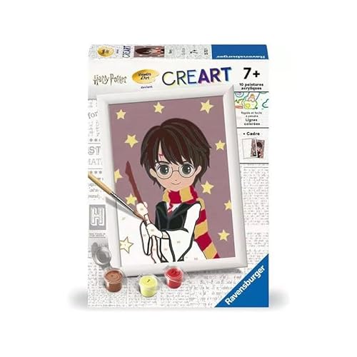 Ravensburger CreArt Kids 13 x 18 cm – Kunstnummer – Harry/Harry Potter – Malset zum Malen nach Zahlen – ab 7 Jahren – 25753 von Ravensburger
