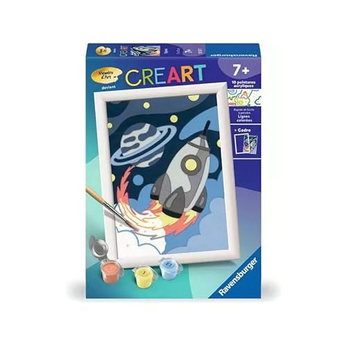 Ravensburger CreArt Kids 13 x 18 cm – Kunstnummer – Raum – Malen nach Zahlen – ab 7 Jahren – 25757 von Ravensburger