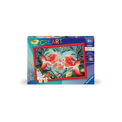Ravensburger CreArt Kids 31 x 21 cm – Kunstnummer – Fischküsse – Set zum Malen nach Zahlen – ab 7 Jahren – 25853 Ravensburger CreArt Kids 31 x 21 cm – Kunstnummer – Fischküsse – Set zum Malen nach Zahlen – ab 7 Jahren – 25853 von Ravensburger