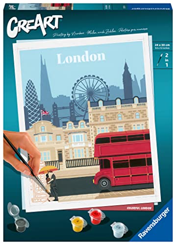 Ravensburger CreArt - Malen nach Zahlen 23525 - Colorful London - ab 12 Jahren von Ravensburger