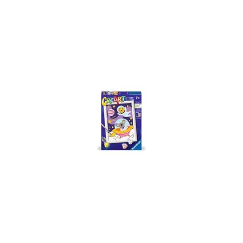 Ravensburger - CreArt Serie E: Tiere im Weltraum, Malen nach Zahlen, Malset für Kinder, inklusive Rahmen, pädagogisches und kreatives Spiel, Geschenkidee für Kinder ab 7 Jahren, 13 x 18 cm Ravensburger - CreArt Serie E: Tiere im Weltraum, Malen nach Zahlen, Malset für Kinder, inklusive Rahmen, pädagogisches und kreatives Spiel, Geschenkidee für Kinder ab 7 Jahren, 13 x 18 cm von Ravensburger