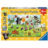 Ravensburger Der Maulwurf im Garten Puzzle, 2 x 24 Teile von Ravensburger