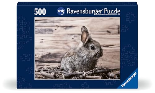 Ravensburger Fotopuzzle - 500 Teile Puzzle zum Selbstgestalten - personalisierte Fotogeschenke für Kinder und Erwachsene (Blaue Pappschachtel/Querformat) von Ravensburger