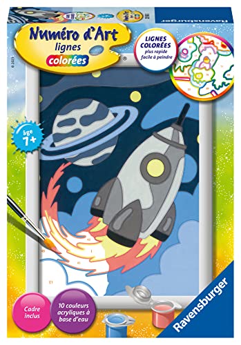 Ravensburger Kunstnummer, kleines Format, Raum, Kreativität, Malset nach Zahlen, Entspannung und Kreativität, ab 7 Jahren, 23593, französische Version Ravensburger Kunstnummer, kleines Format, Raum, Kreativität, Malset nach Zahlen, Entspannung und Kreativität, ab 7 Jahren, 23593, französische Version von Ravensburger