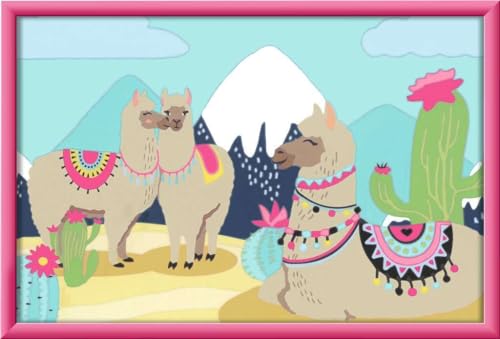 Ravensburger CreArt 20065 - Glückliche Lamas - Malen nach Zahlen Lama für Kinder ab 7 Jahre, Ostergeschenke Kinder 7 Jahre, Kleines Geschenk zu Ostern Ravensburger CreArt 20065 - Glückliche Lamas - Malen nach Zahlen Lama für Kinder ab 7 Jahre, Ostergeschenke Kinder 7 Jahre, Kleines Geschenk zu Ostern von Ravensburger