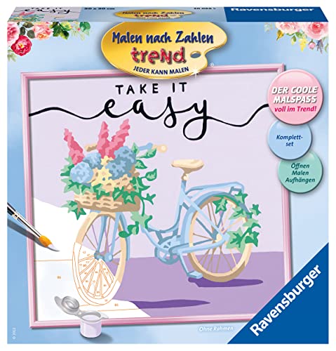 Ravensburger Malen nach Zahlen 20066 – Take it Easy – ab 12 Jahren, Mittel von Ravensburger