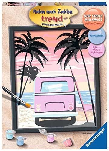 Ravensburger Malen nach Zahlen 20070 – Beach Life – ab 12 Jahren von Ravensburger