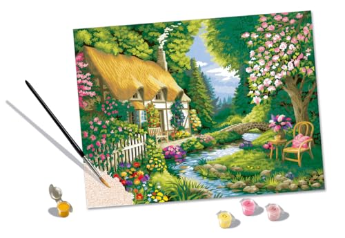 Ravensburger CreArt - Malen nach Zahlen 20154 River Cottage ab 14 Jahren von Ravensburger