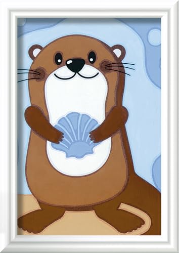 Ravensburger Malen nach Zahlen 20291 - Fröhlicher Otter - Kinder ab 7 Jahre von Ravensburger