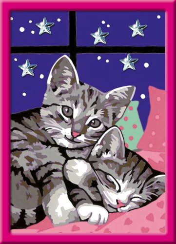 Ravensburger Malen nach Zahlen 27995 - Schlafende Katzen - Für Kinder ab 11 Jahren Ravensburger Malen nach Zahlen 27995 - Schlafende Katzen - Für Kinder ab 11 Jahren von Ravensburger