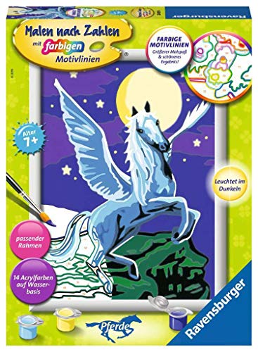 Ravensburger Malen nach Zahlen 28489 - Pegasus im Mondschein - Für Kinder ab 7 Jahren Ravensburger Malen nach Zahlen 28489 - Pegasus im Mondschein - Für Kinder ab 7 Jahren von Ravensburger