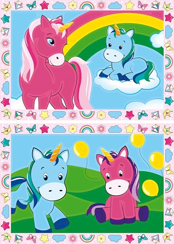 Ravensburger CreArt 28510 - Zauberhafte Einhörner - Malen nach Zahlen für Kinder ab 5 Jahre, Malset mit Rahmen, Pinsel und Acrylfarben, Geschenk für Mädchen und Jungen Ravensburger CreArt 28510 - Zauberhafte Einhörner - Malen nach Zahlen für Kinder ab 5 Jahre, Malset mit Rahmen, Pinsel und Acrylfarben, Geschenk für Mädchen und Jungen von Ravensburger