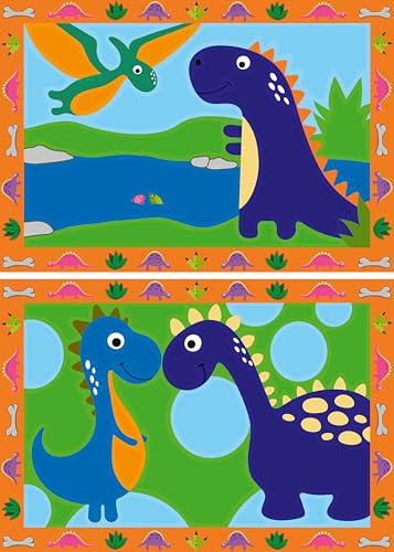 Ravensburger CreArt 28694 - Land der Dinosaurier - Malen nach Zahlen für Kinder ab 5 Jahre, Ostergeschenke Kinder 5 Jahre, Kleines Geschenk zu Ostern Ravensburger CreArt 28694 - Land der Dinosaurier - Malen nach Zahlen für Kinder ab 5 Jahre, Ostergeschenke Kinder 5 Jahre, Kleines Geschenk zu Ostern von Ravensburger
