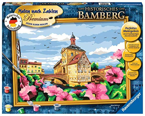 Ravensburger Malen nach Zahlen 28913 – Historisches Bamberg - Für Erwachsene und Kinder ab 14 Jahren von Ravensburger Malen nach Zahlen