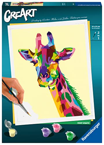 Ravensburger CreArt - Malen nach Zahlen 28993 Funky Giraffe ab 12 Jahren von Ravensburger