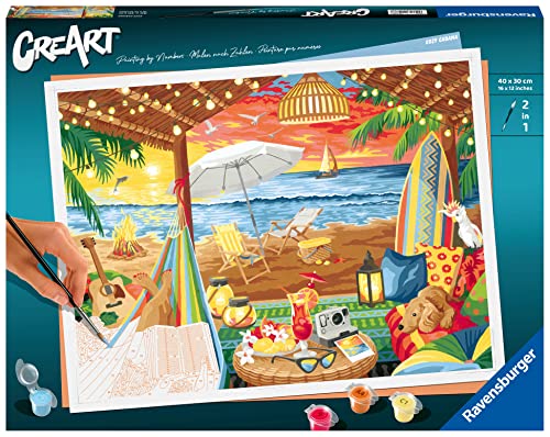 Ravensburger CreArt - Malen nach Zahlen 20276 Cozy Cabana ab 14 Jahren von Ravensburger