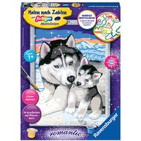 Ravensburger Malen-nach-Zahlen Husky Kuss mehrfarbig Ravensburger Malen-nach-Zahlen Husky Kuss mehrfarbig von Ravensburger