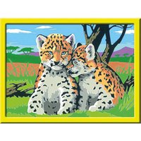 Ravensburger Malen-nach-Zahlen Kleine Leoparden mehrfarbig Ravensburger Malen-nach-Zahlen Kleine Leoparden mehrfarbig von Ravensburger