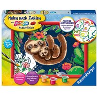Ravensburger Malen-nach-Zahlen Niedliche Faultiere mehrfarbig Ravensburger Malen-nach-Zahlen Niedliche Faultiere mehrfarbig von Ravensburger