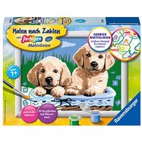 Ravensburger Malen-nach-Zahlen Süße Hundewelpen mehrfarbig von Ravensburger