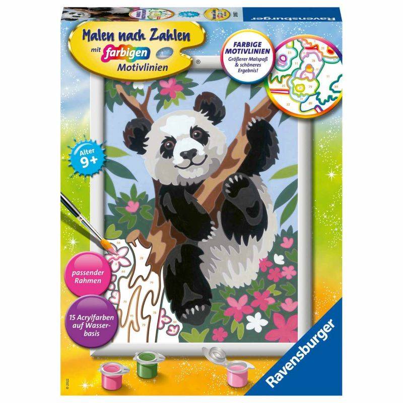 Malen nach Zahlen Süßer Pandabär von Ravensburger