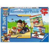 Ravensburger PAW Patrol Helden mit Fell Puzzle, 3 x 49 Teile von Ravensburger