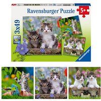 Ravensburger Süße Samtpfötchen Puzzle, 3 x 49 Teile Ravensburger Süße Samtpfötchen Puzzle, 3 x 49 Teile von Ravensburger