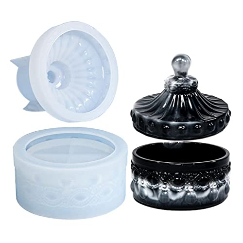 Epoxidharz-Glasformen - Form für Aufbewahrungsbox - Silikonformen mit Deckel für DIY-Behälter für Schmuck, Süßigkeiten, Schokolade, kleine Gegenstände Epoxidharz-Glasformen - Form für Aufbewahrungsbox - Silikonformen mit Deckel für DIY-Behälter für Schmuck, Süßigkeiten, Schokolade, kleine Gegenstände von Raxove