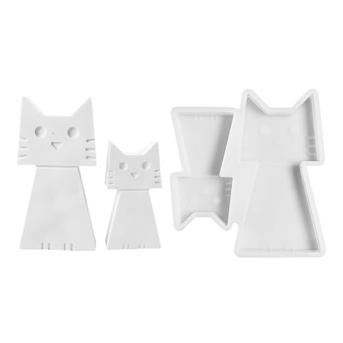 Katzenform | ästhetische Silikonform für Katzen | Zementgießen und Epoxidharz für Bastelarbeiten und Kerzen | Form zur Herstellung von Kerzen von Raxove