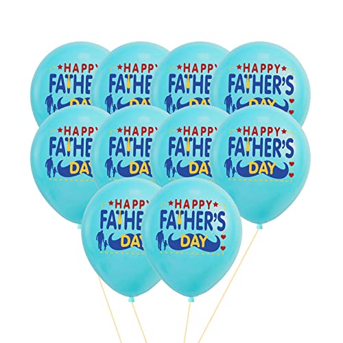 Luftballons zum Vatertag, 10 Dekoration für den Vatertag | Dekoration für den besten Papa, blau und weiß, Hintergrund zum Vatertag von Raxove