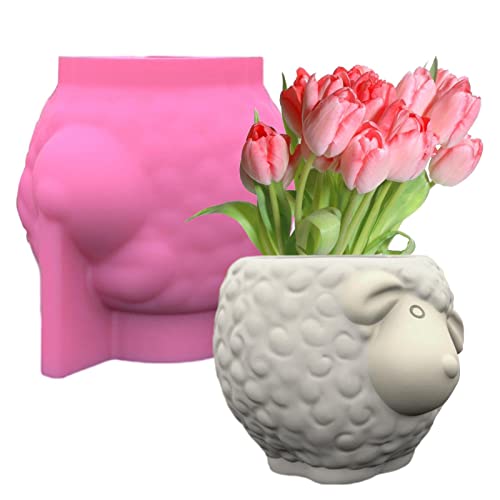 Raxove Blumentopfform aus Beton | Form für Sukkulenten in Schafform für Epoxidharz, Form für Aufbewahrungsbox in Tierform, Aufbewahrungsbox Raxove Blumentopfform aus Beton | Form für Sukkulenten in Schafform für Epoxidharz, Form für Aufbewahrungsbox in Tierform, Aufbewahrungsbox von Raxove