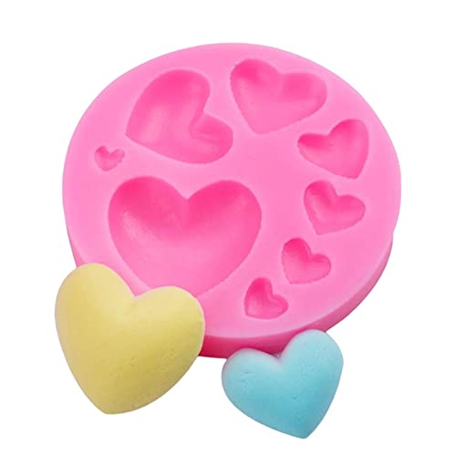 Raxove Herzförmige Fondantform | Silikonform für Schokolade aus Harz | Schmuck, Gebäck, Schokolade, Kuchen, Gelee, Pudding, handgemachte Seifenformen Raxove Herzförmige Fondantform | Silikonform für Schokolade aus Harz | Schmuck, Gebäck, Schokolade, Kuchen, Gelee, Pudding, handgemachte Seifenformen von Raxove