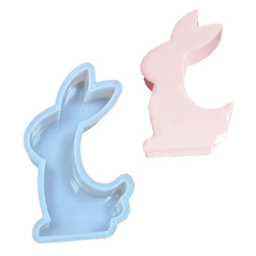 Raxove Silikonform Hase, Oster-Silikonform für Kaninchen, Silikonform für Gießharz mit Osteranhängern, Gipsform aus Silikon Kaninchen von Raxove