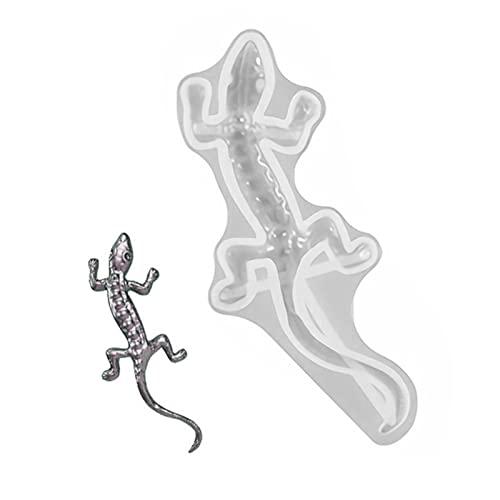Raxove Silikonformen für Tiere - Silikonformen Tier - Realistische Eidechsenformen 3D-Gecko-Silikonformen für Epoxidharz, Wand-Desktop, Schränke, Dekoration, handgemachte Seife, Pralinen von Raxove