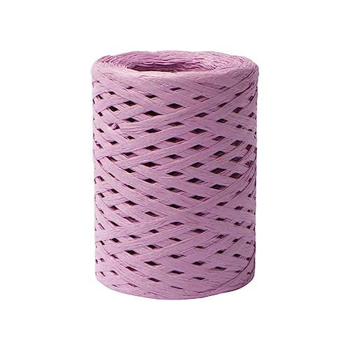 Schnur zum Verpacken von Geschenken, Bastpapier, ca. 492 m, Papierfaden, Bastelband, Häkelband, Basteln, Dekoration, Verpackung von Raxove