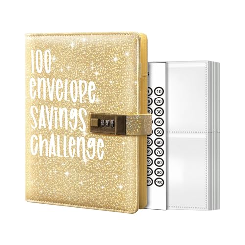 Sparbuch A6 Sparbuch Portable Budgetordner für Sparheft Geldordner 100 Umschläge Budgetplanungsbuch Einfach zu bedienen für Bud Sparbuch A6 Sparbuch Portable Budgetordner für Sparheft Geldordner 100 Umschläge Budgetplanungsbuch Einfach zu bedienen für Bud von Raxove
