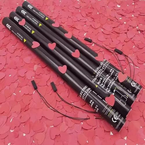 25 PCS Elektronische Multicolor Konfetti, 80 CM/31,5 Zoll biologisch abbaubar gemischte Farbe Konfetti Shooter für Hochzeiten Halloween Weihnachten Bar Bühne Effekt, bunt,red 25 PCS Elektronische Multicolor Konfetti, 80 CM/31,5 Zoll biologisch abbaubar gemischte Farbe Konfetti Shooter für Hochzeiten Halloween Weihnachten Bar Bühne Effekt, bunt,red von RayGenius