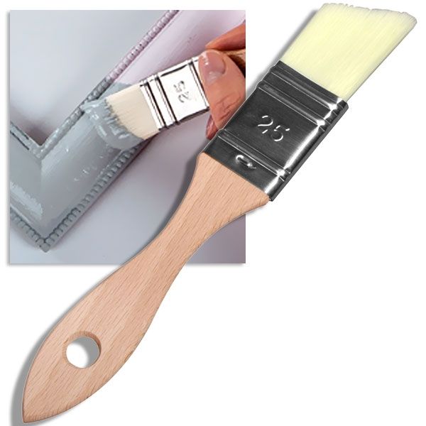 Breitpinsel mit extra weichen Synthetikfasern, Gr. 25, schräg, für Chalky Farben Breitpinsel mit extra weichen Synthetikfasern, Gr. 25, schräg, für Chalky Farben von Rayher Hobby GmbH