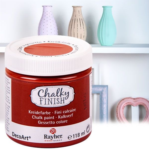 Chalky Finish Kreidefarbe Rost, samtartige Optik, 118ml, vielseitig einsetzbar Chalky Finish Kreidefarbe Rost, samtartige Optik, 118ml, vielseitig einsetzbar von Rayher Hobby GmbH