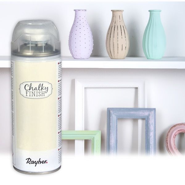 Chalky Finish Spray, alabasterweiß, 400 ml Chalky Finish Spray, alabasterweiß, 400 ml von Rayher Hobby GmbH