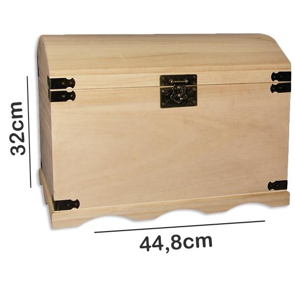 Große Holztruhe +Beschläge 44×28cm Große Holztruhe +Beschläge 44×28cm von Rayher Hobby GmbH