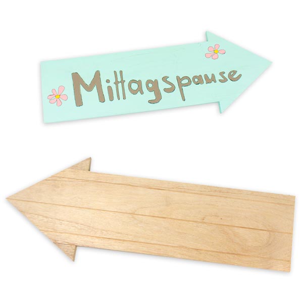 Holz Pfeil, coole Idee zum Dekorieren, 40cm x 15cm Holz Pfeil, coole Idee zum Dekorieren, 40cm x 15cm von Rayher Hobby GmbH