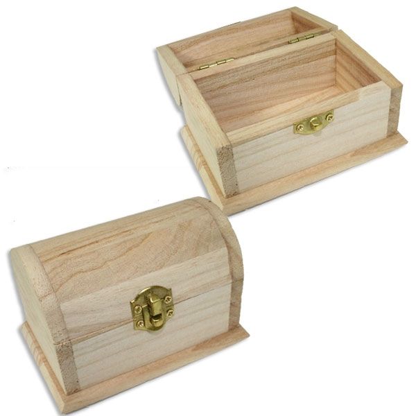 Kleine Holztruhe zum Basteln 10,5cm für Schmuckschatulle +Verschluss Kleine Holztruhe zum Basteln 10,5cm für Schmuckschatulle +Verschluss von Rayher Hobby GmbH